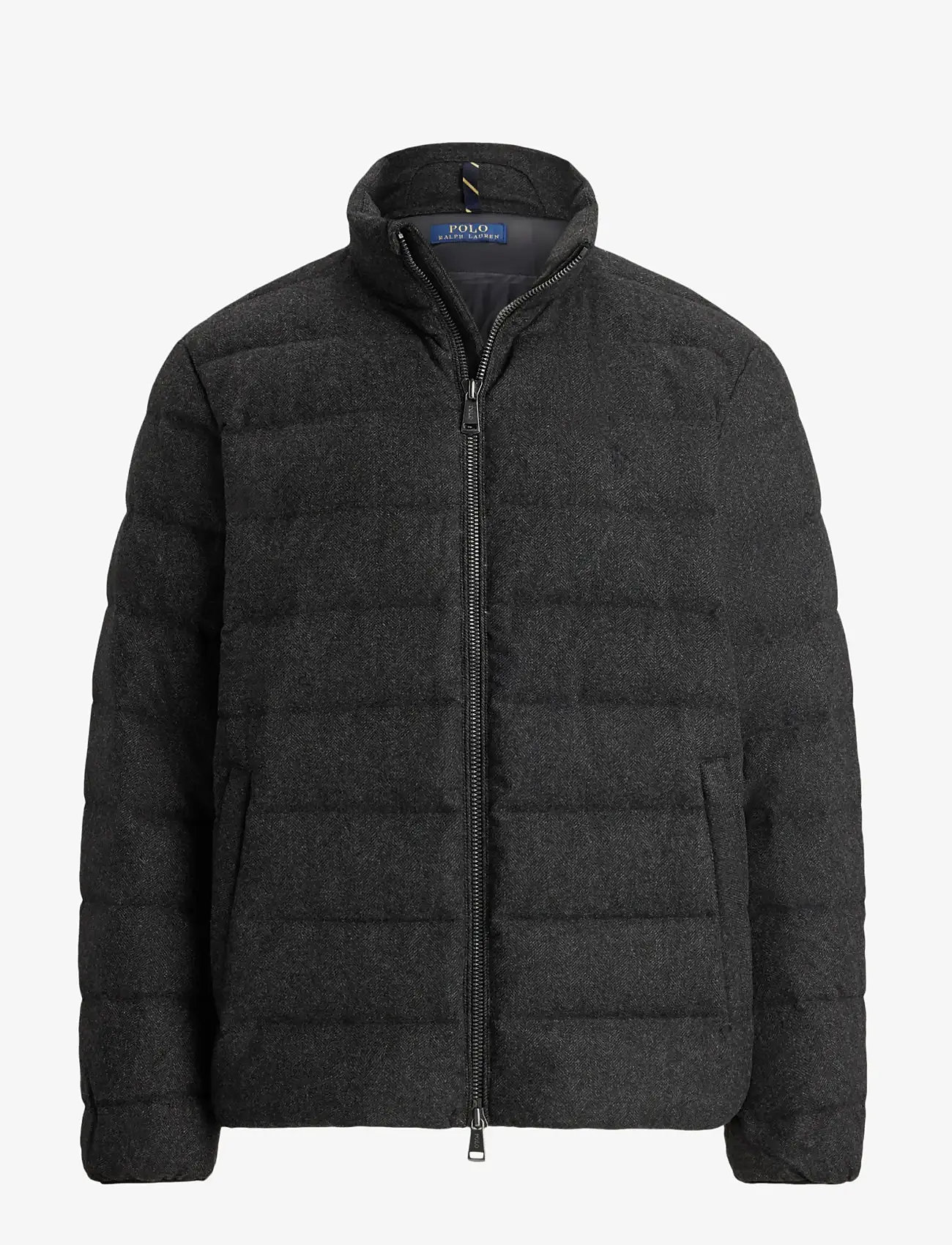 Polo Ralph Lauren - The Colden Herringbone Down Jacket - forede jakker - barclay heather x - 1