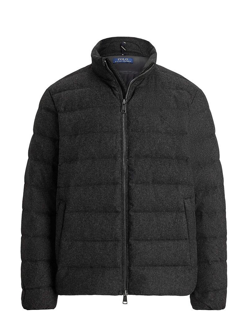 Polo Ralph Lauren - The Colden Herringbone Down Jacket - forede jakker - barclay heather x - 1