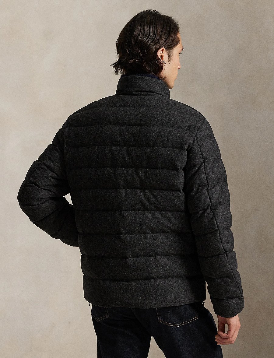 Polo Ralph Lauren - The Colden Herringbone Down Jacket - gefütterte jacken - barclay heather x - 2