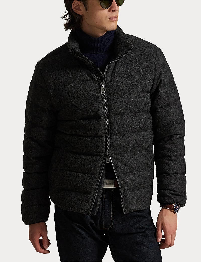 Polo Ralph Lauren - The Colden Herringbone Down Jacket - forede jakker - barclay heather x - 5