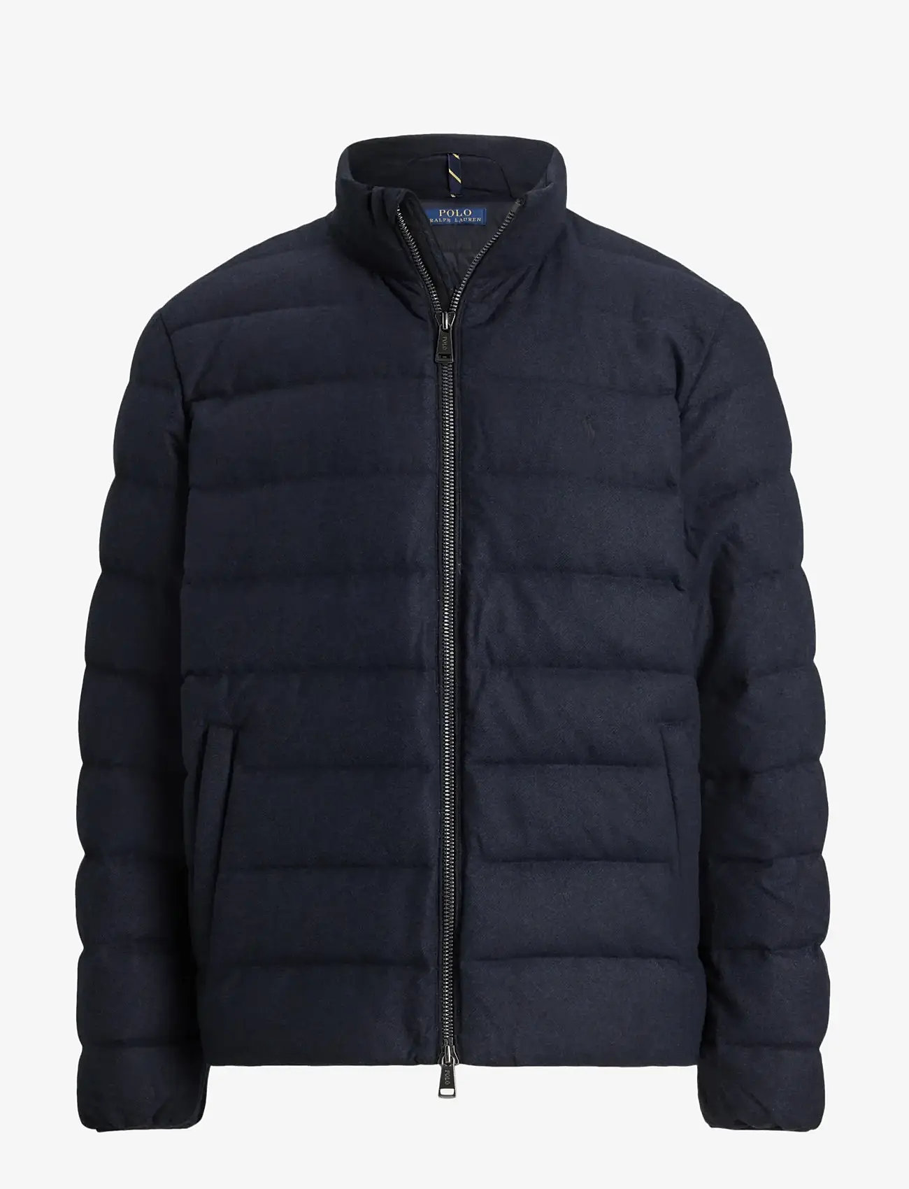 Polo Ralph Lauren - The Colden Herringbone Down Jacket - forede jakker - navy - 1