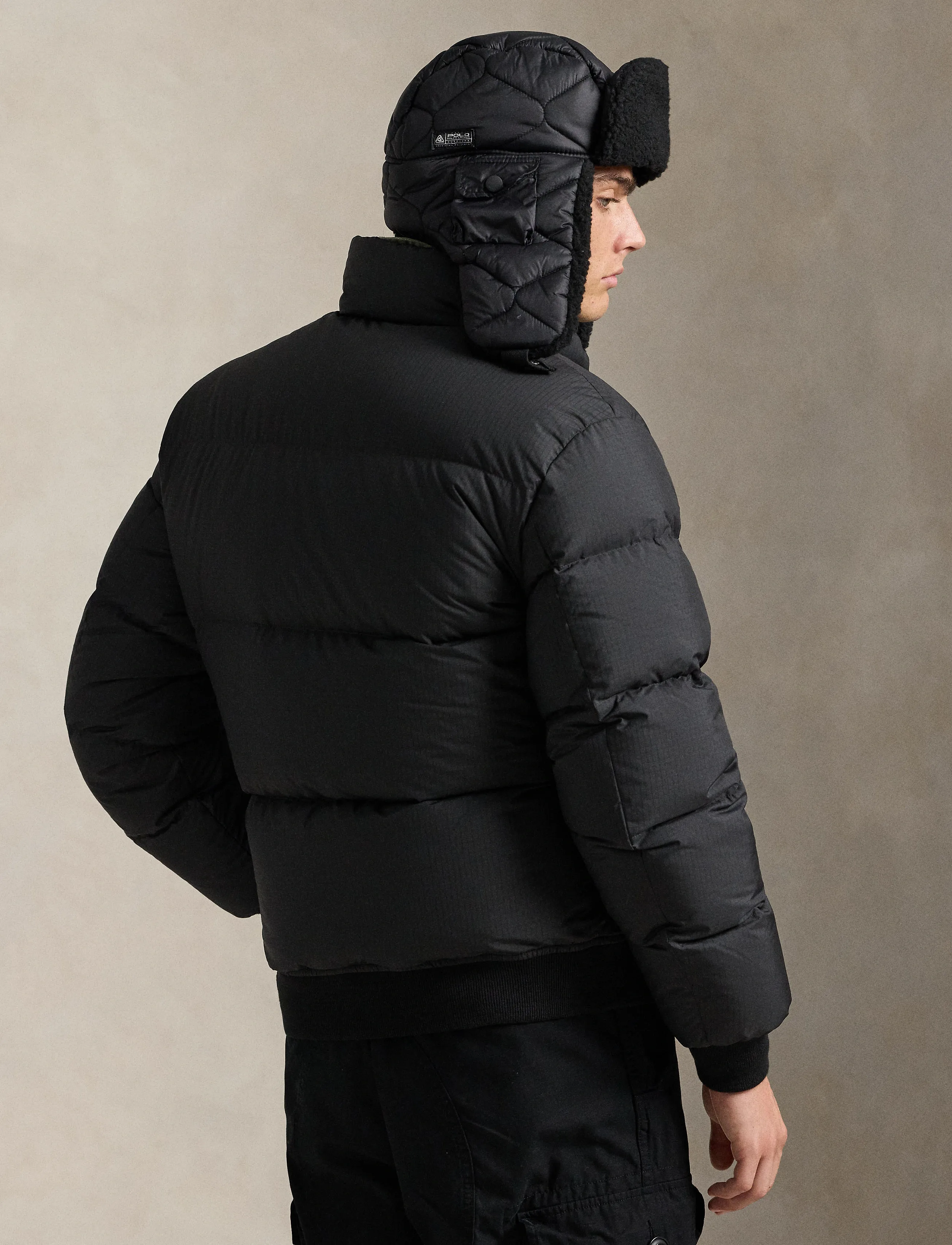 Polo Ralph Lauren - Textured Ripstop Down Jacket - forede jakker - polo black - 2