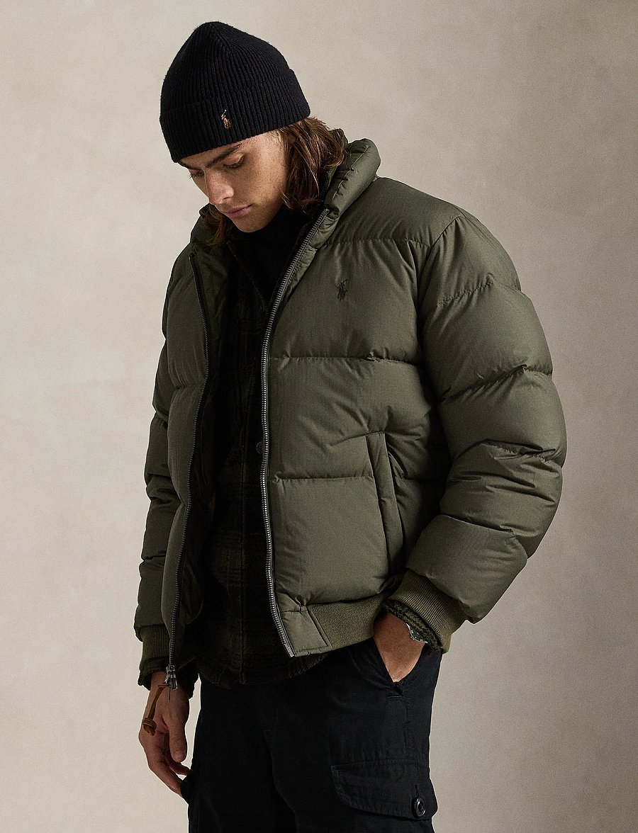 Polo Ralph Lauren - Textured Ripstop Down Jacket - vestes matelassées - ranger green - 3
