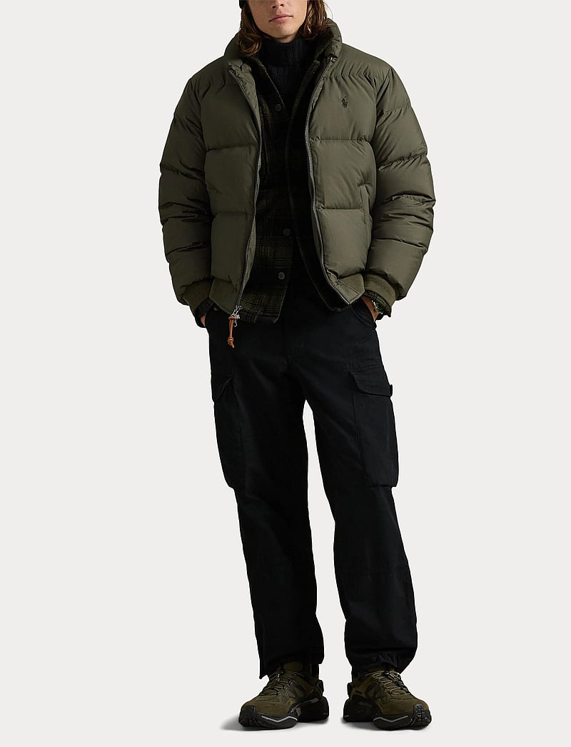 Polo Ralph Lauren - Textured Ripstop Down Jacket - fodrade jackor - ranger green - 4