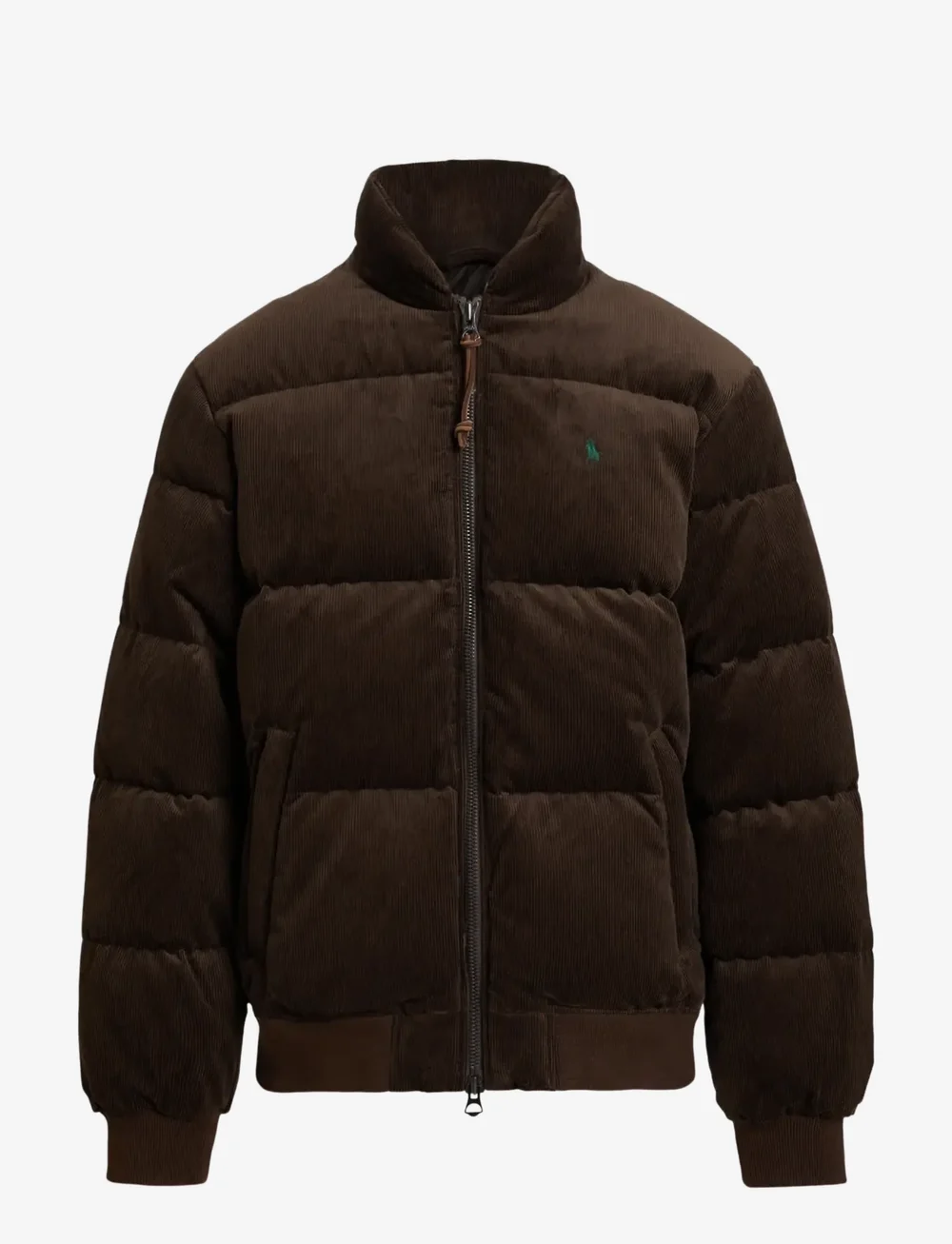 Polo Ralph Lauren - Corduroy Down Jacket - forede jakker - dark beech - 1