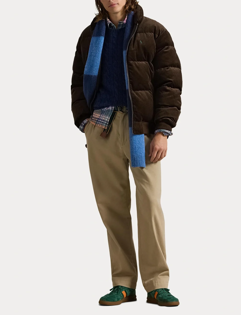 Polo Ralph Lauren - Corduroy Down Jacket - forede jakker - dark beech - 4