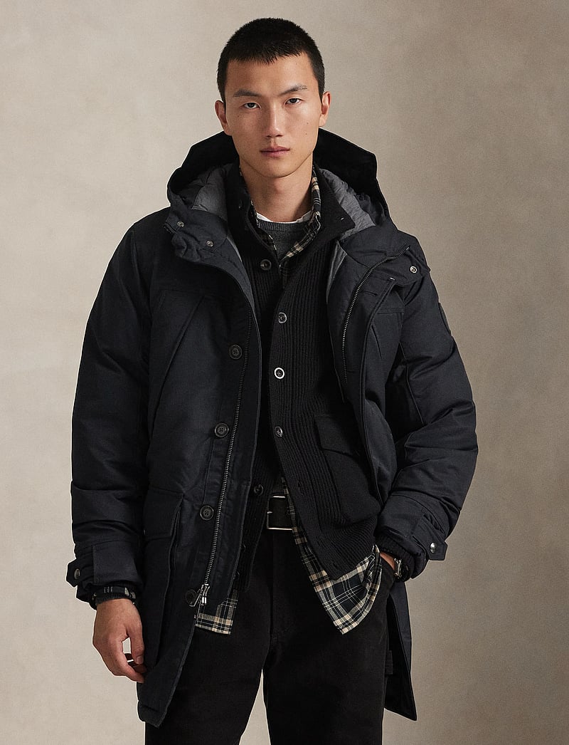 Polo Ralph Lauren - Hooded Down Parka - talvejoped - polo black - 0