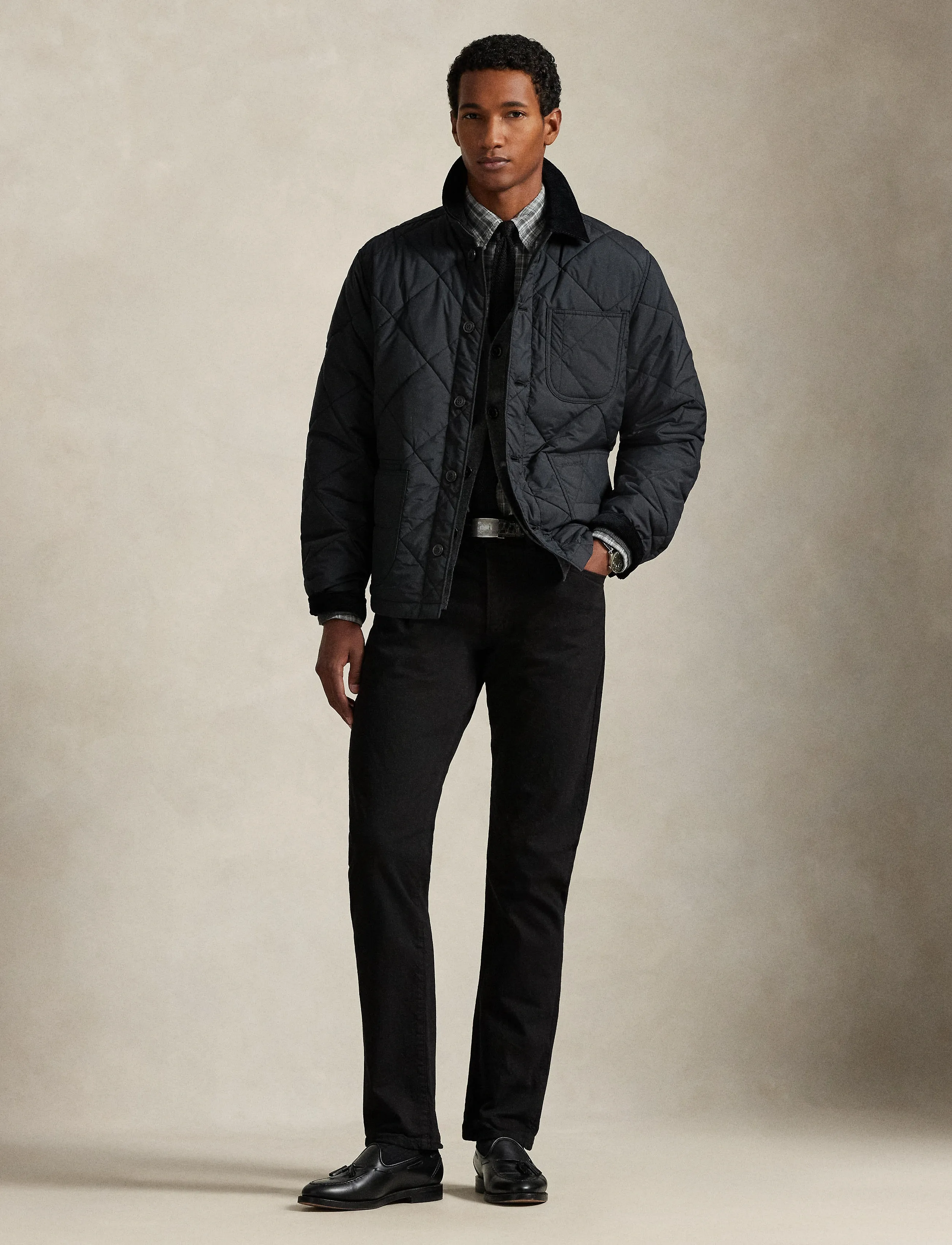 Polo Ralph Lauren The Hurston Quilted Utility Jacket - Outerwear - POLO BLACK / black