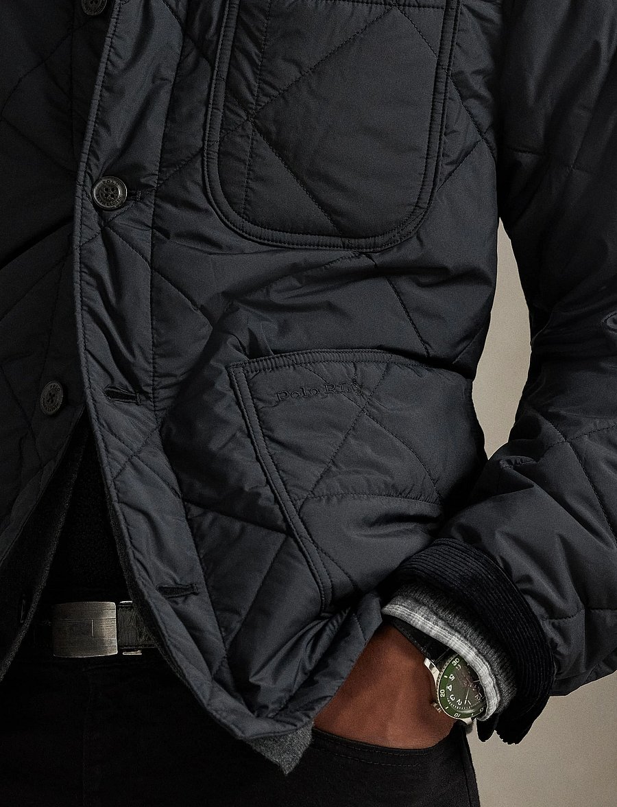 Polo Ralph Lauren - The Hurston Quilted Utility Jacket - quiltade jackor - polo black - 5