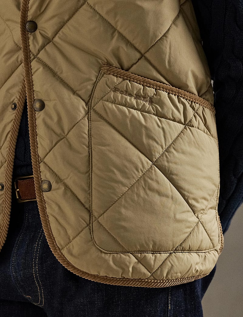 Polo Ralph Lauren - The Hurston Quilted Utility Vest - västar - desert khaki - 5