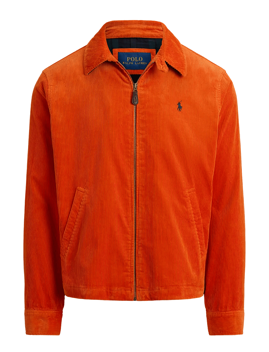 Polo Ralph Lauren - The Wynton Corduroy Jacket - light jackets - college orange - 1