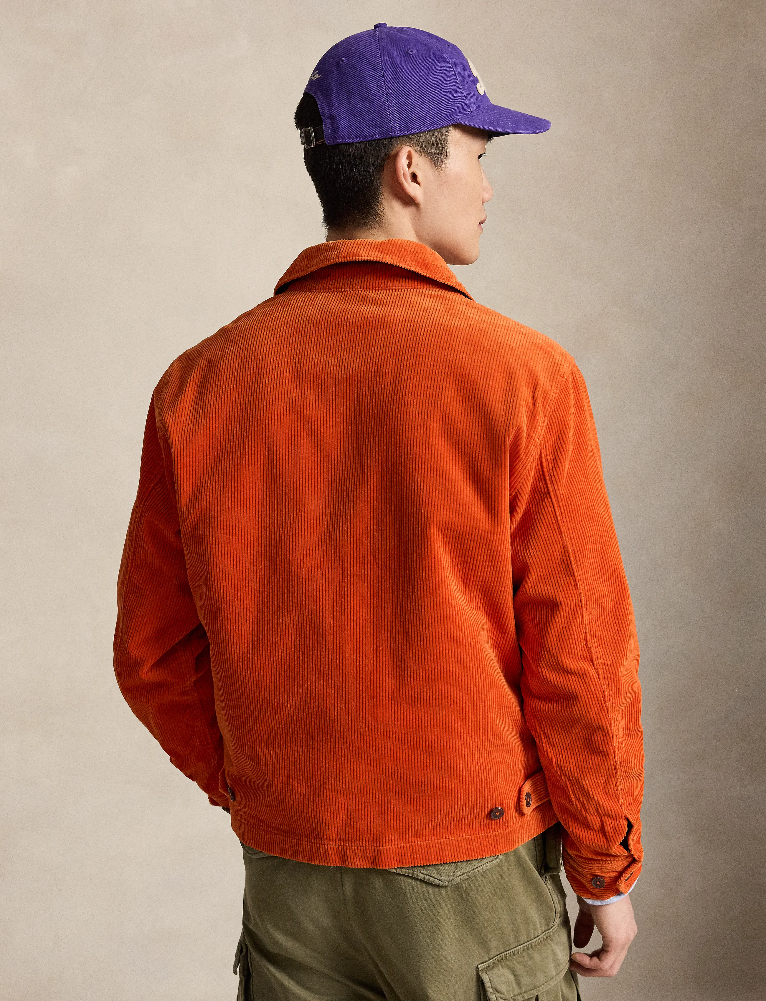 Polo Ralph Lauren - The Wynton Corduroy Jacket - light jackets - college orange - 2