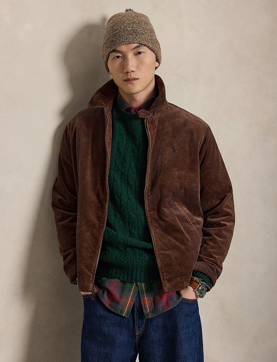 Polo Ralph Lauren - 8 WALE CORDUROY-WYNTN WB - light jackets - pale russet x - 0