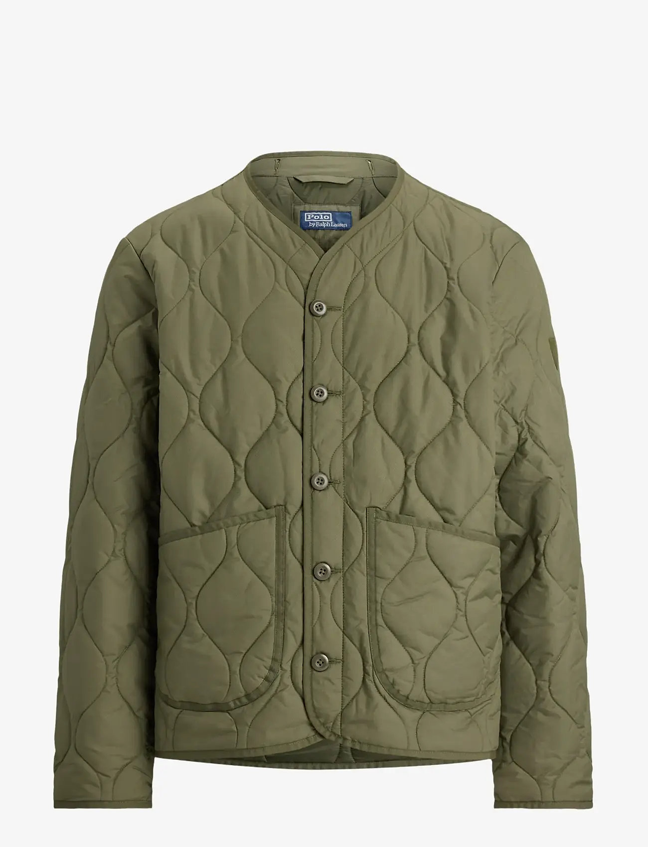 Polo Ralph Lauren - Onion-Quilted Jacquard Jacket - quilted jackets - new olive x - 1