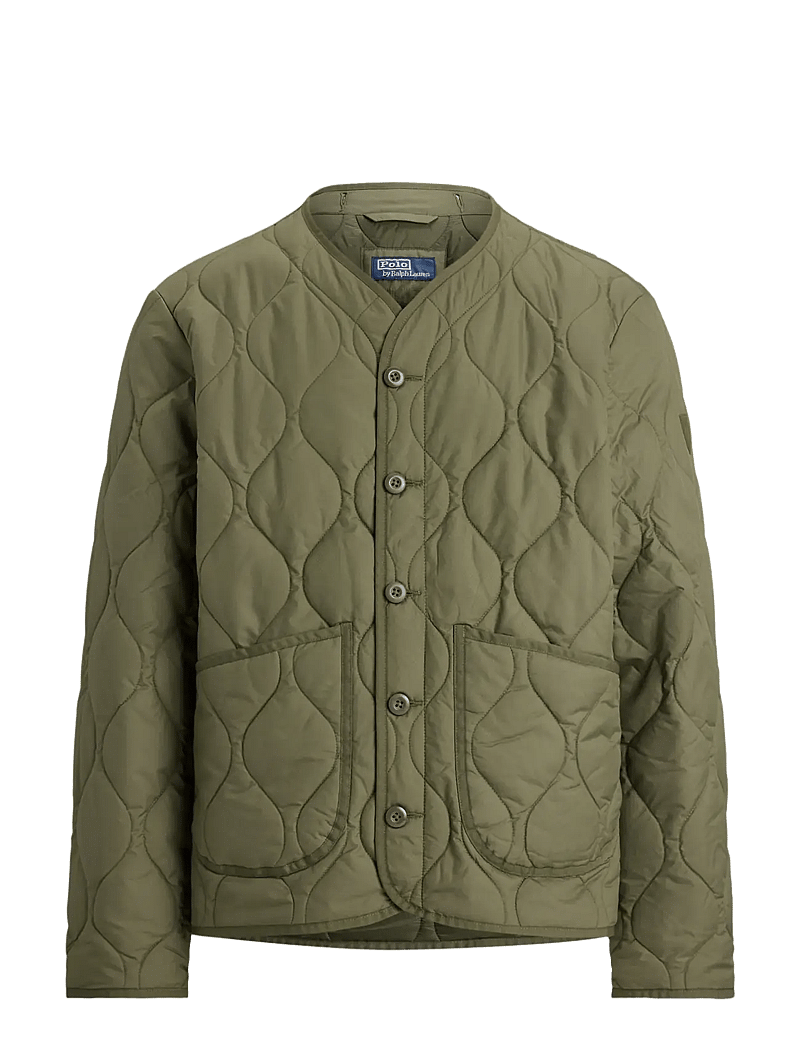 Polo Ralph Lauren - Onion-Quilted Jacquard Jacket - tepitud jakid - new olive x - 1