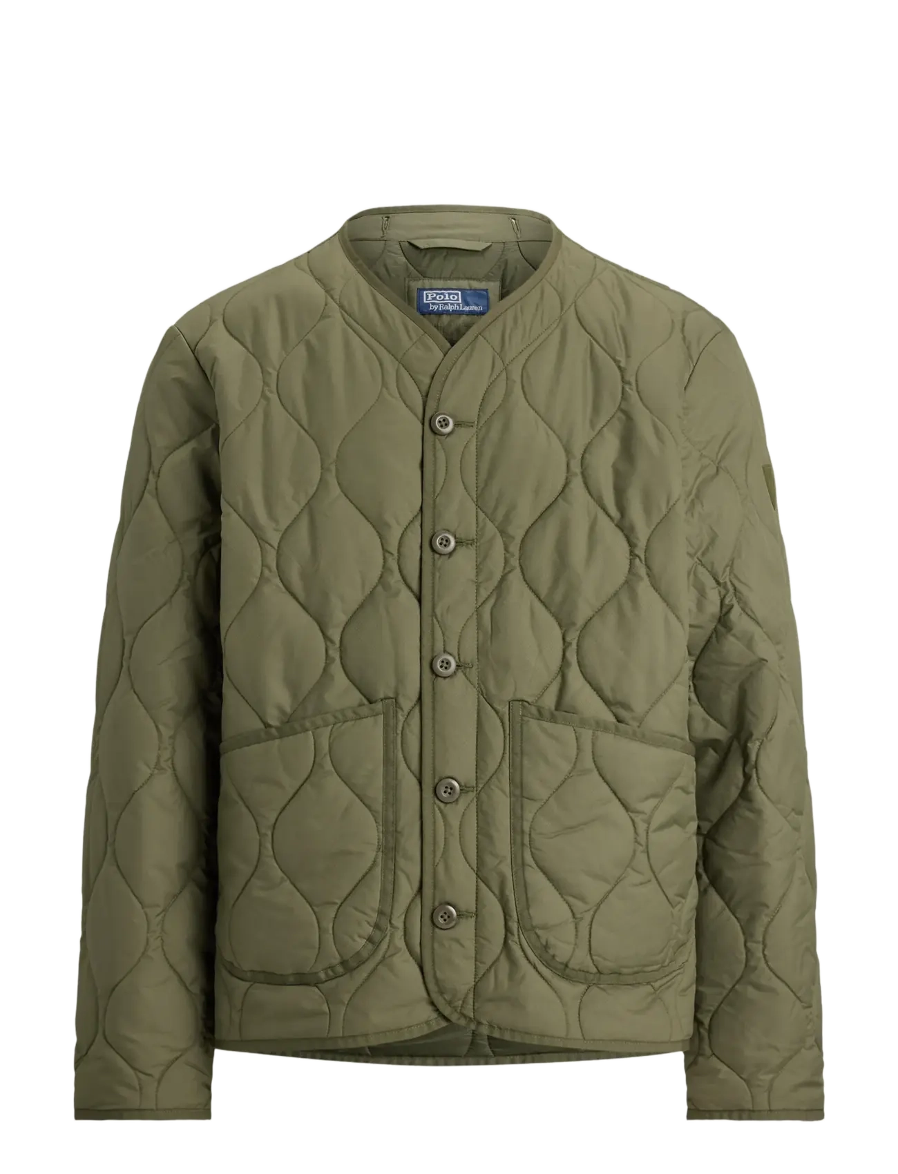 Polo Ralph Lauren Onion-Quilted Jacquard Jacket - Ralph Lauren - NEW OLIVE X / khaki/green