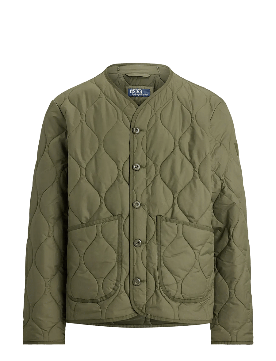 Polo Ralph Lauren - Onion-Quilted Jacquard Jacket - vestes matelassées - new olive x - 1