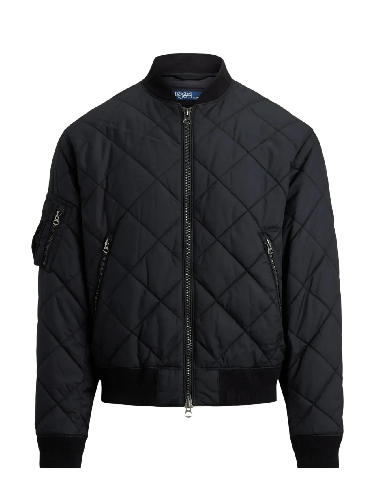 Polo Ralph Lauren Quilted Jacquard Bomber Jacket - Jackor - POLO BLACK / black