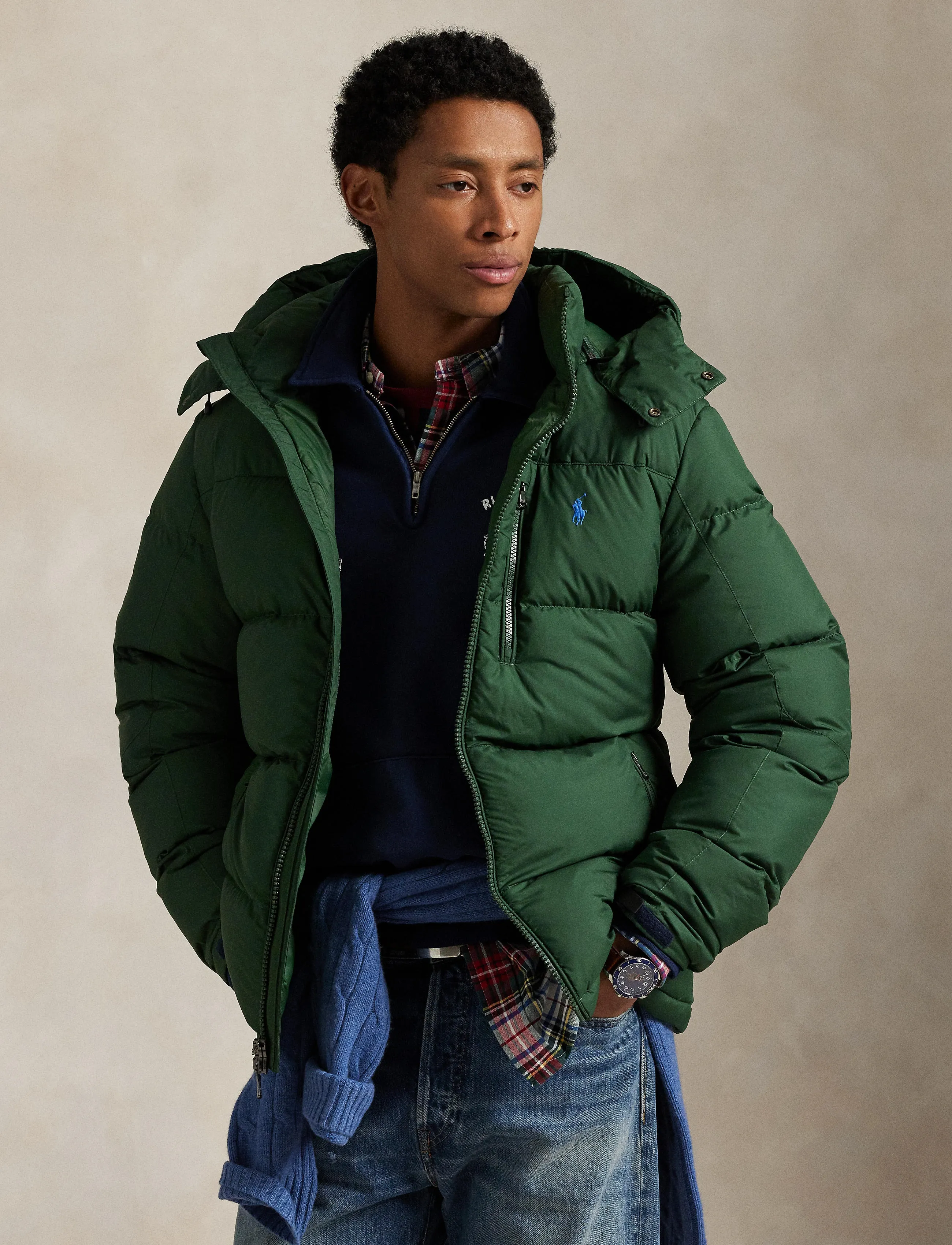 Polo Ralph Lauren - RECYCLED POLYESTER-INS-BOM - voodriga jakid - bottle green - 3