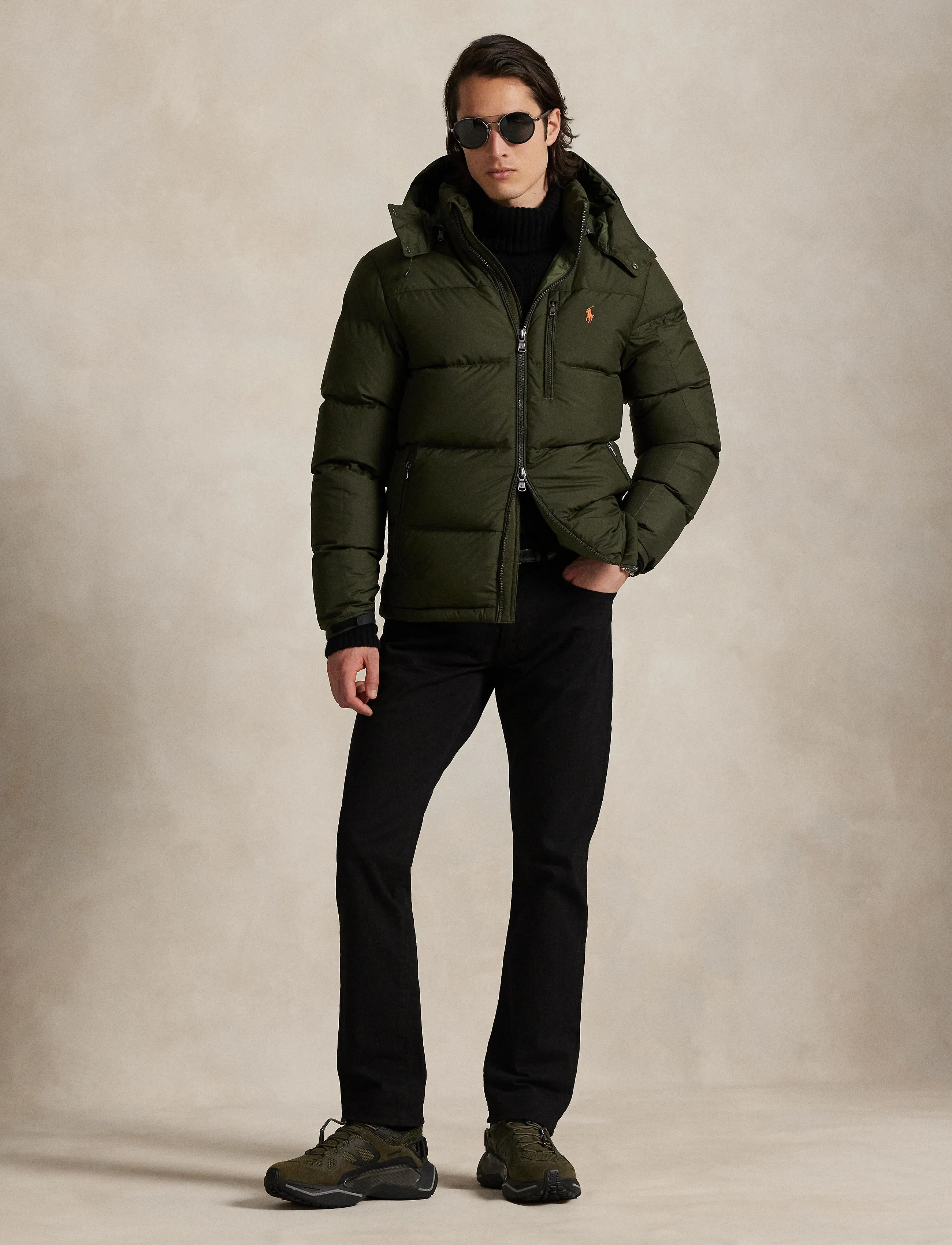 Polo Ralph Lauren The Gorham Down Jacket - Jacken - COMPANY OLIVE / khaki/green