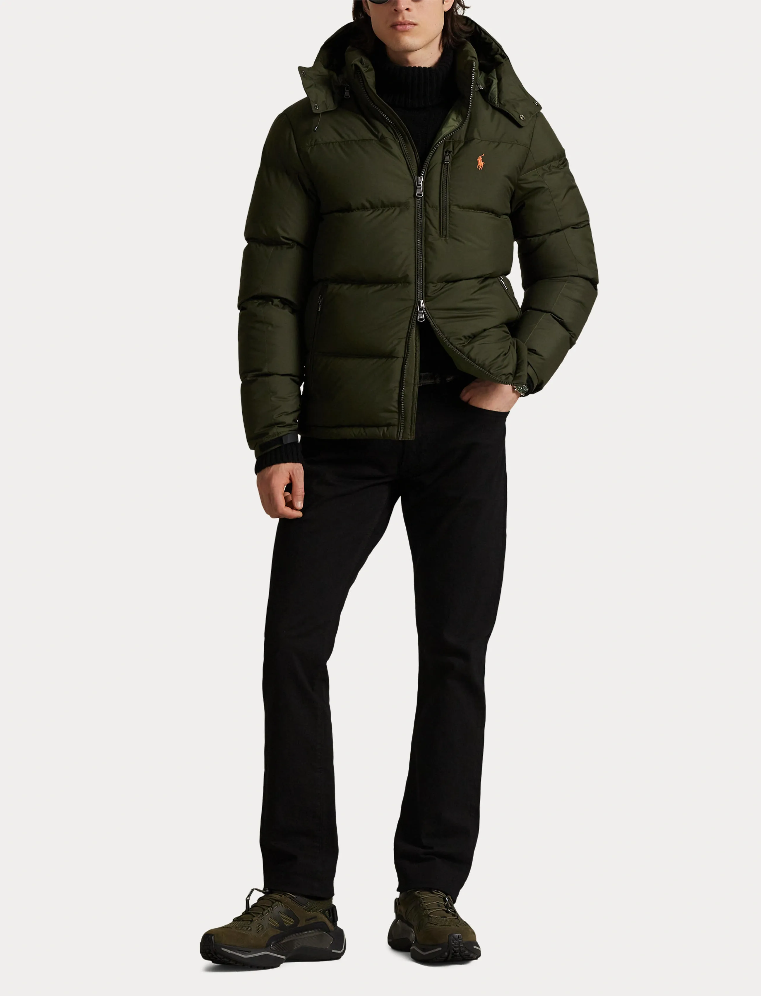 Polo Ralph Lauren - RECYCLED POLYESTER-INS-BOM - voodriga jakid - company olive - 4