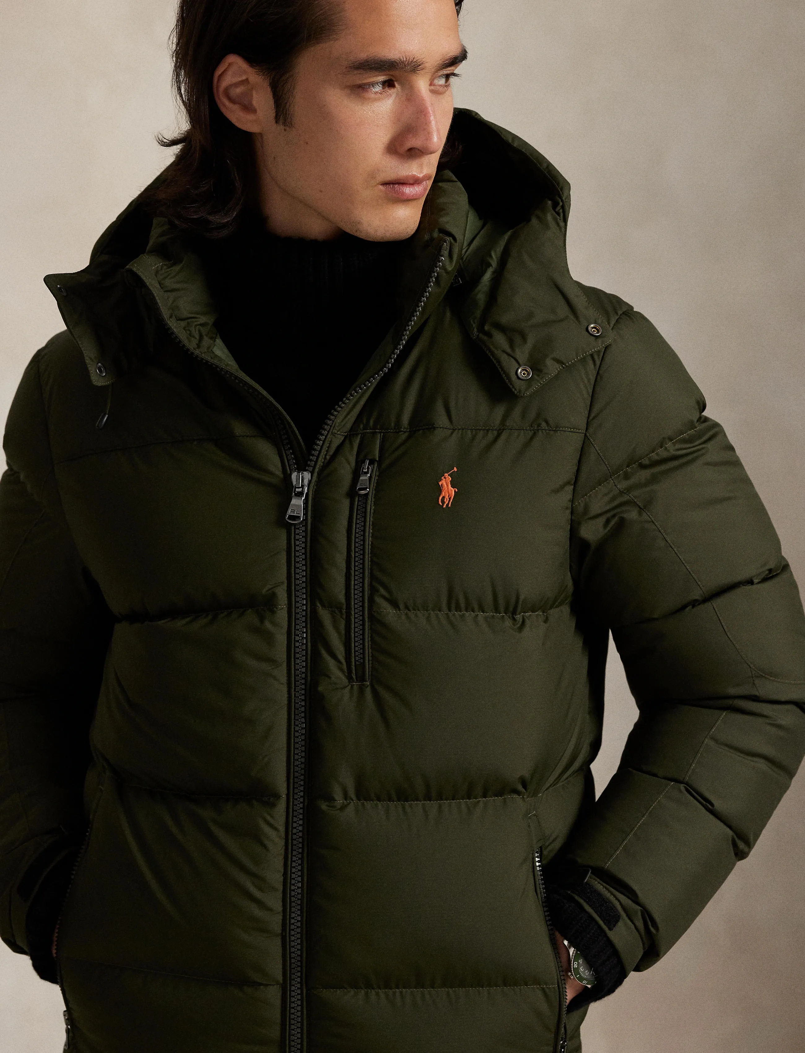 Polo Ralph Lauren Gorham grön dunjacka herr – bild 8