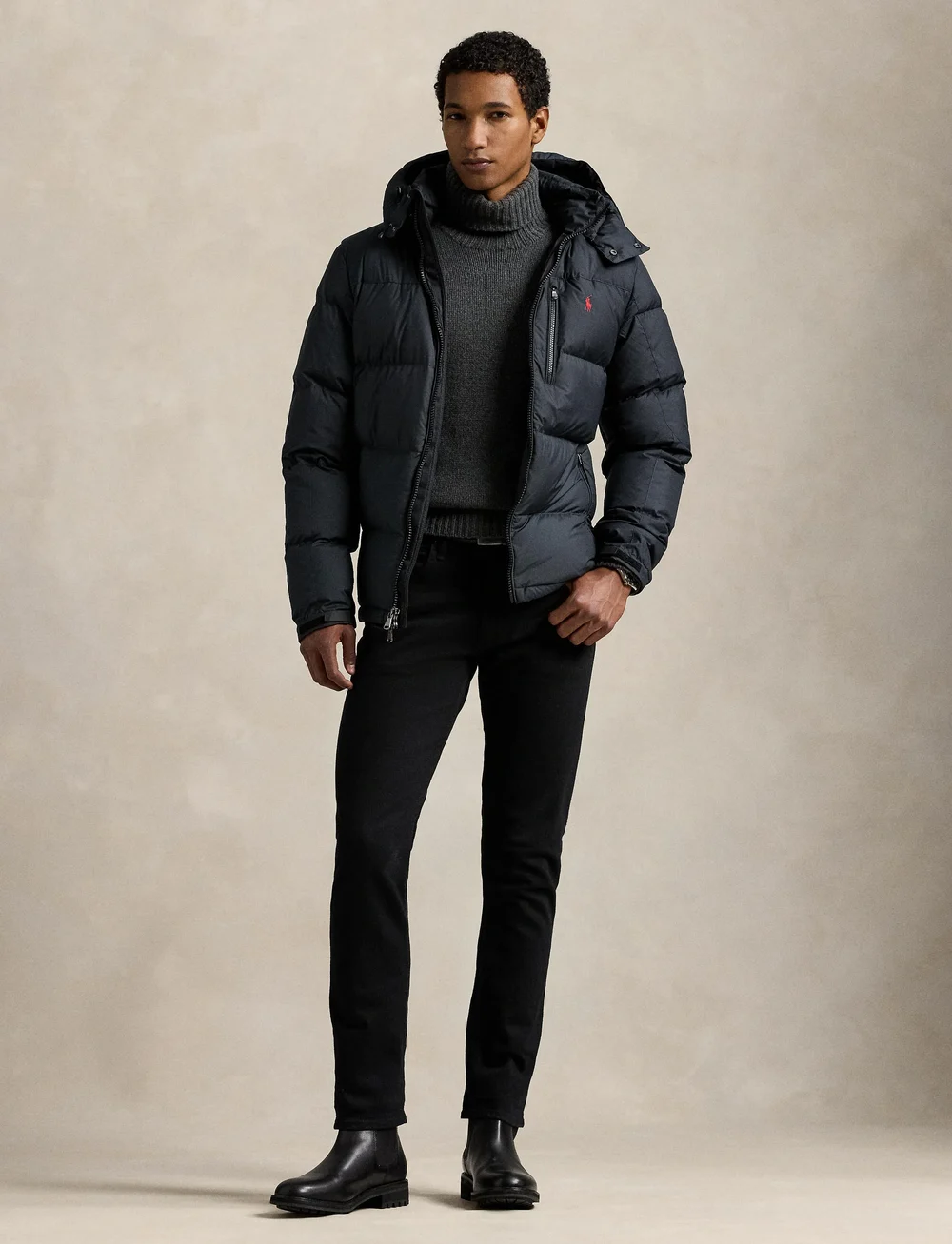 Polo Ralph Lauren - The Gorham Down Jacket - fodrade jackor - polo black - 0