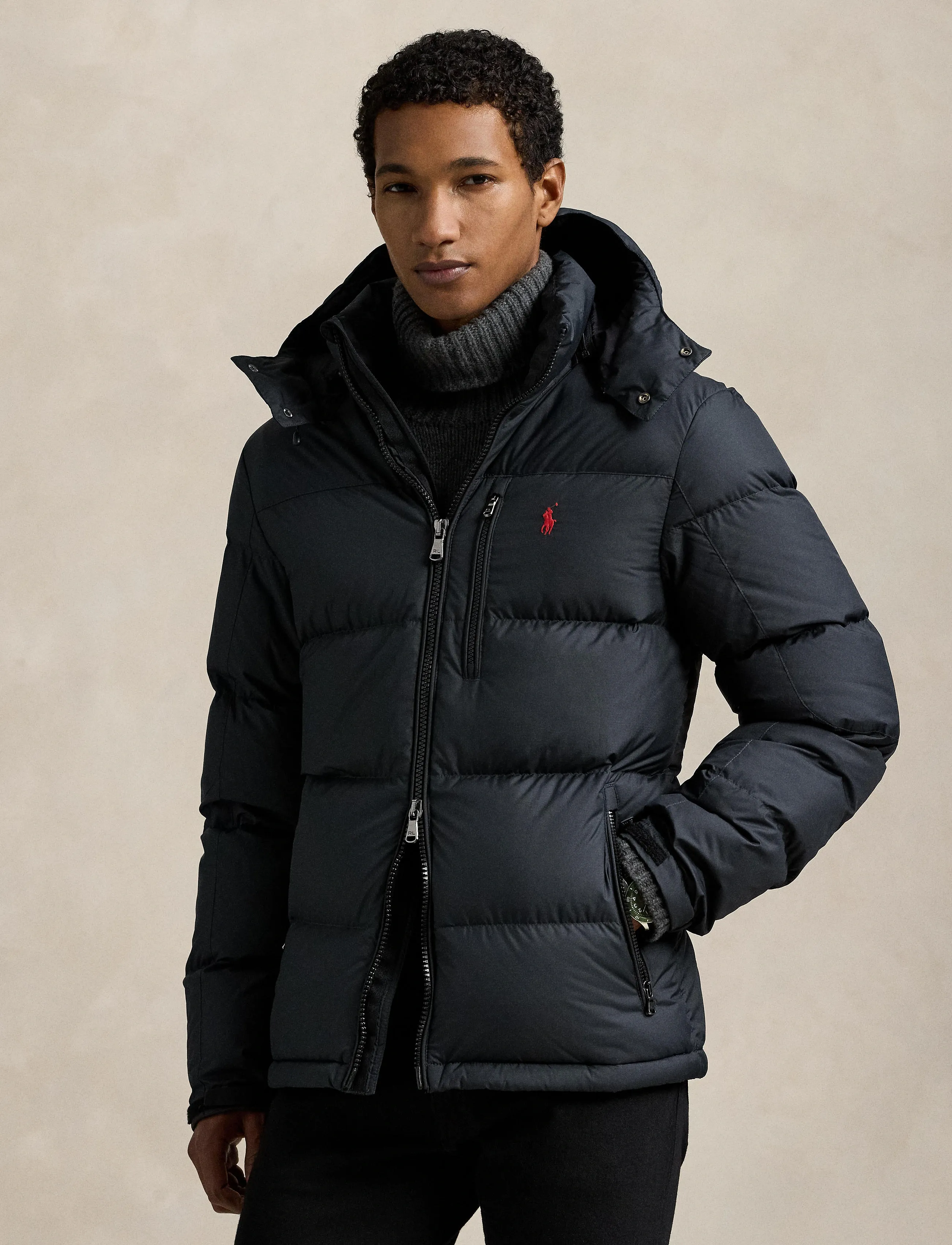Polo Ralph Lauren - RECYCLED POLYESTER-INS-BOM - padded jackets - polo black - 3