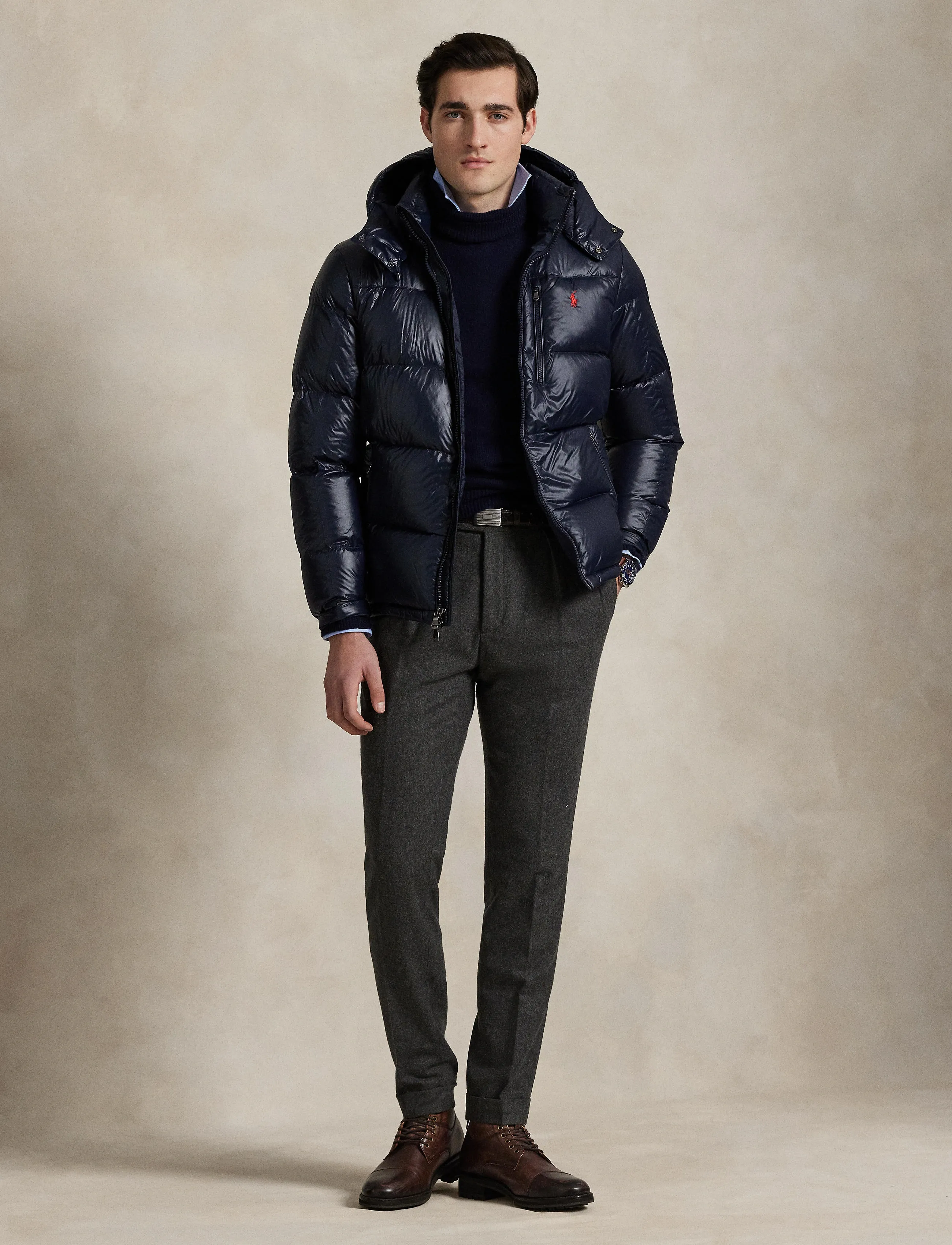 Polo Ralph Lauren The Gorham Glossed Down Jacket - Jackor - COLLECTION NAVY G / navy