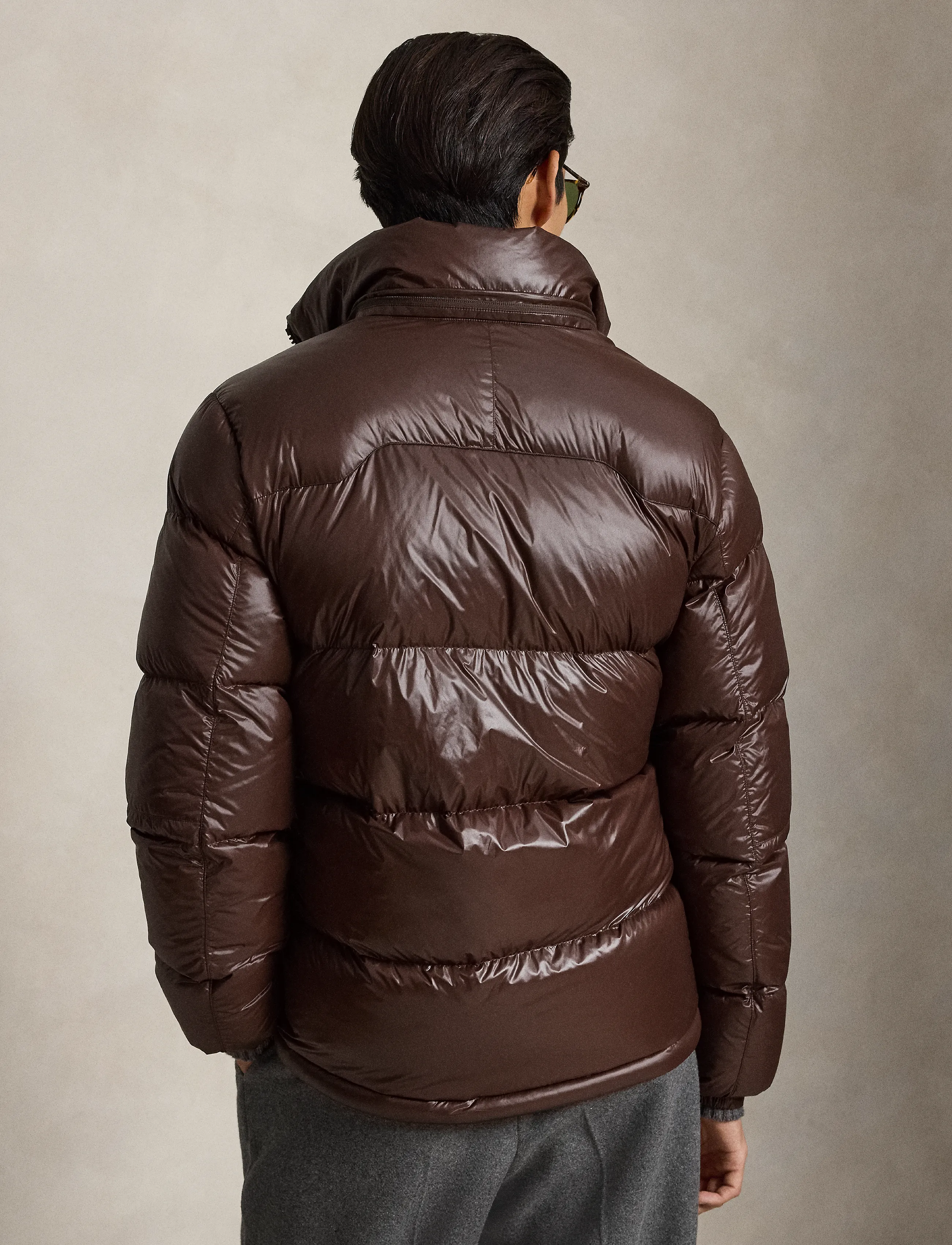 Polo Ralph Lauren - The Gorham Glossed Down Jacket - fodrade jackor - nutmeg brown glos - 3