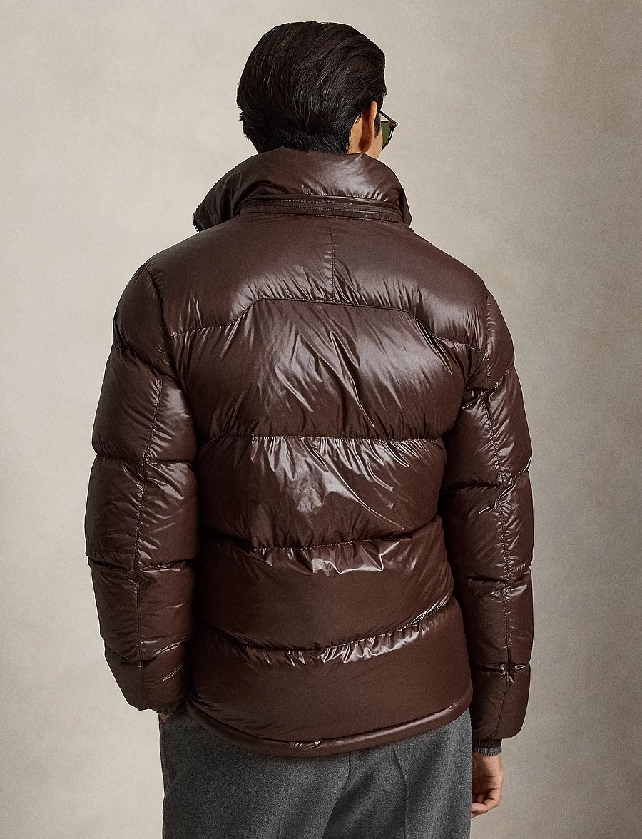 Polo Ralph Lauren - The Gorham Glossed Down Jacket - fodrade jackor - nutmeg brown glos - 3