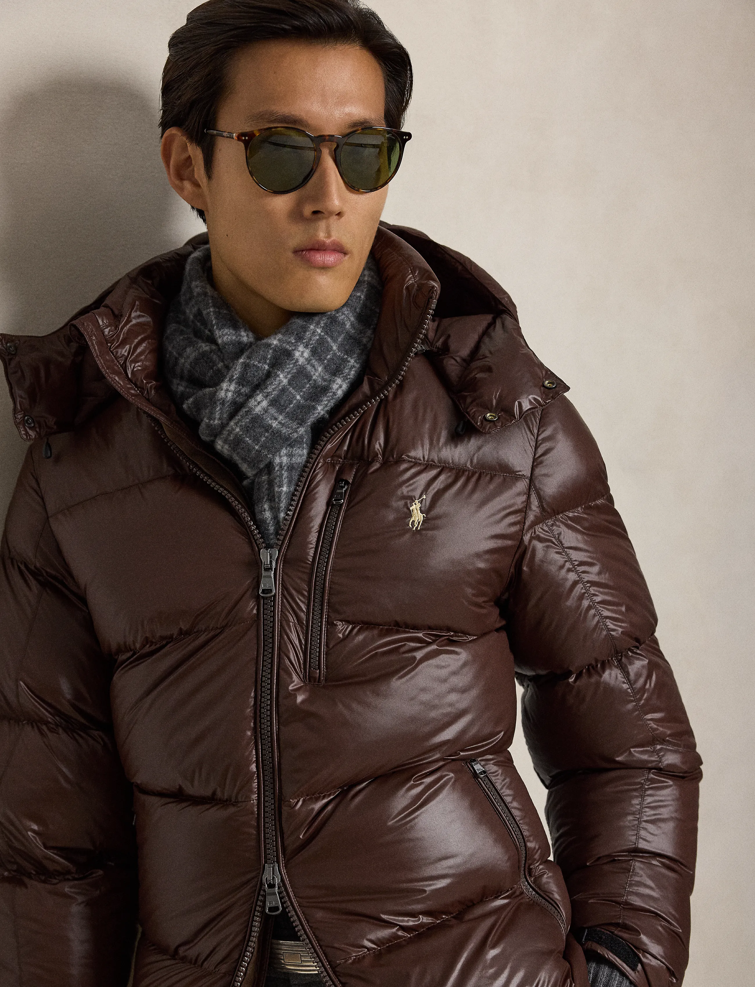 Polo Ralph Lauren - The Gorham Glossed Down Jacket - fodrade jackor - nutmeg brown glos - 5