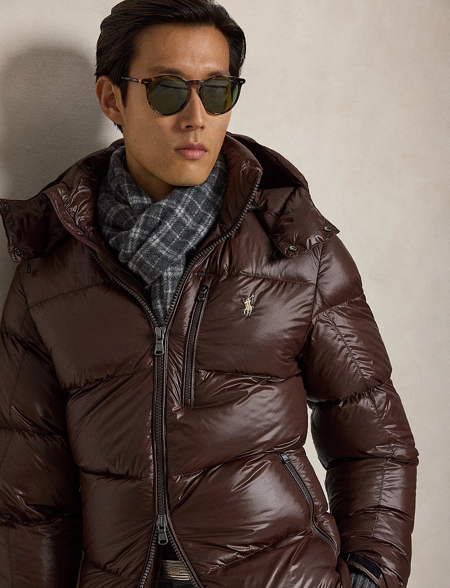 Polo Ralph Lauren - The Gorham Glossed Down Jacket - fodrade jackor - nutmeg brown glos - 5