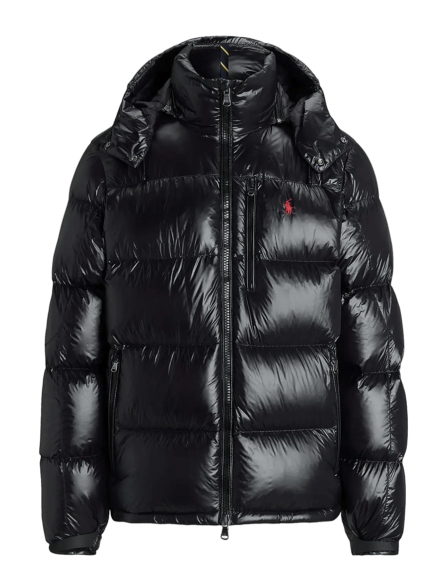 Polo Ralph Lauren - The Gorham Glossed Down Jacket - forede jakker - polo black glossy - 1