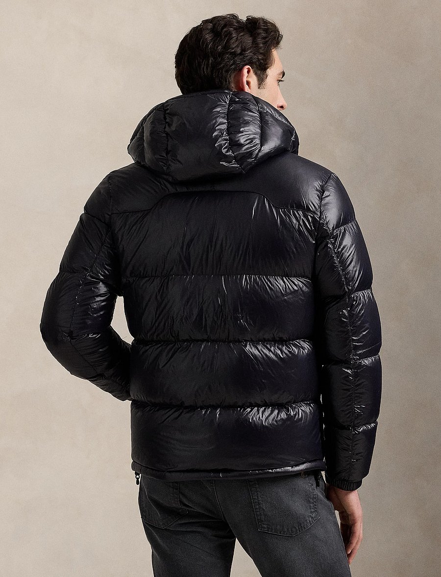 Polo Ralph Lauren - The Gorham Glossed Down Jacket - forede jakker - polo black glossy - 2