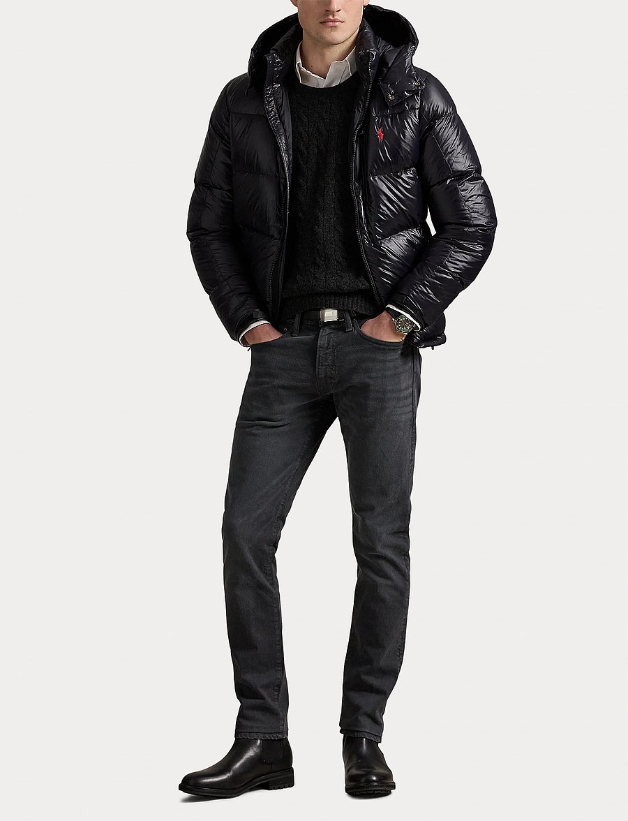 Polo Ralph Lauren - The Gorham Glossed Down Jacket - forede jakker - polo black glossy - 4