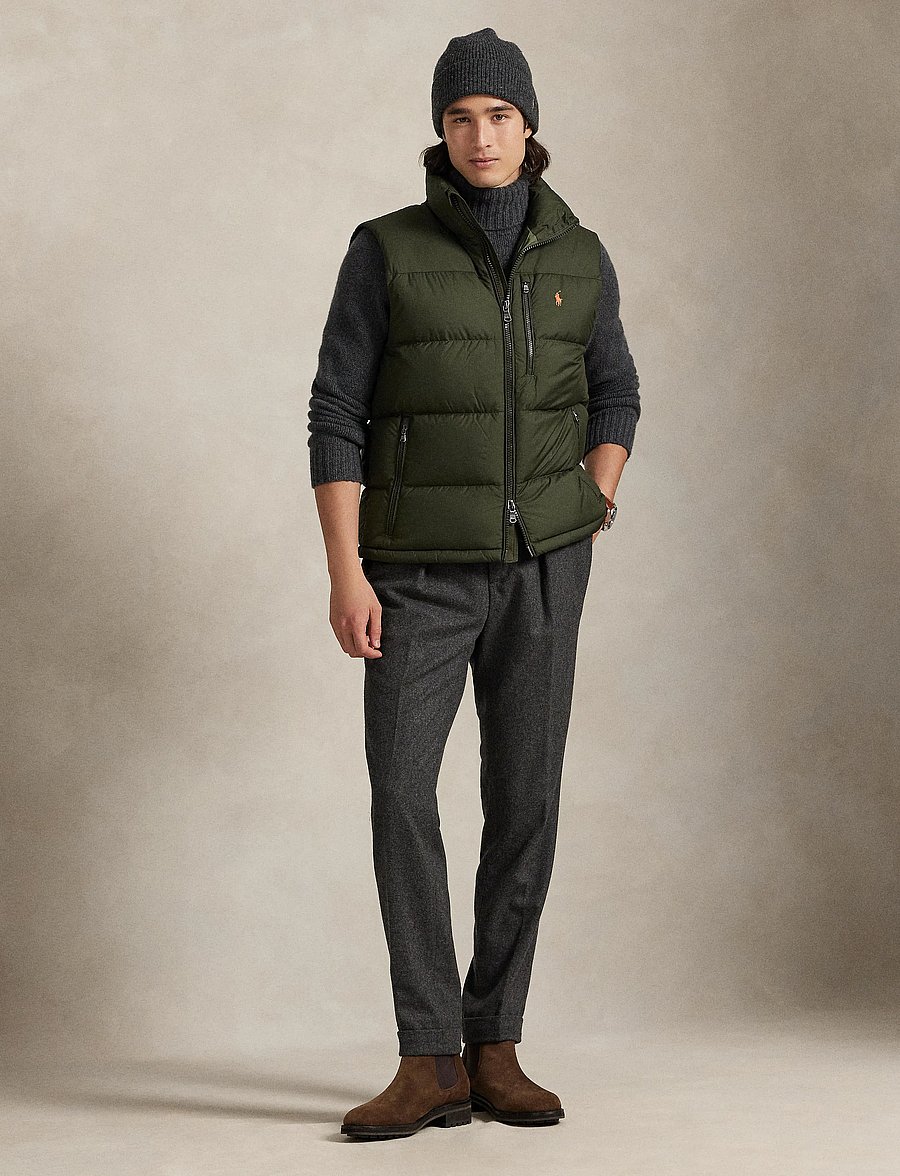 Polo Ralph Lauren - The Gorham Down Vest - veste - company olive - 0