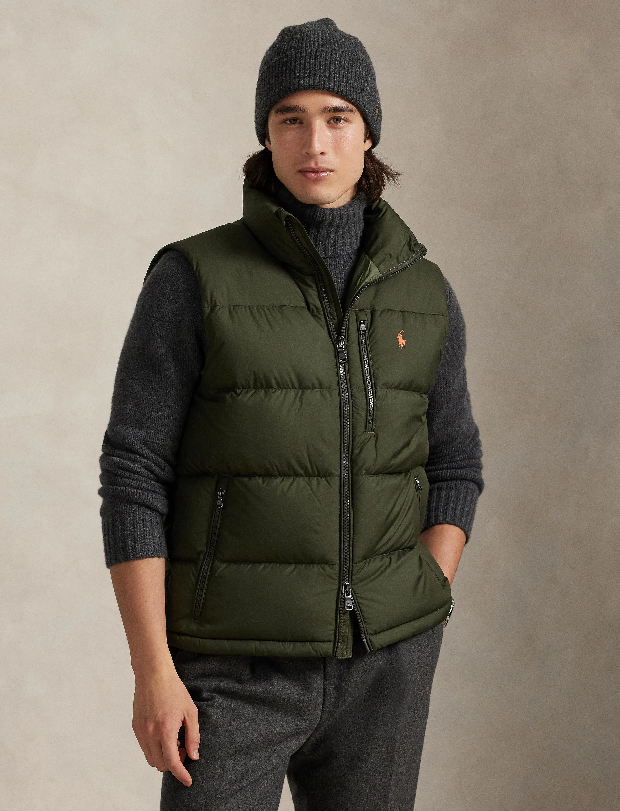 Polo Ralph Lauren - The Gorham Down Vest - veste - company olive - 3