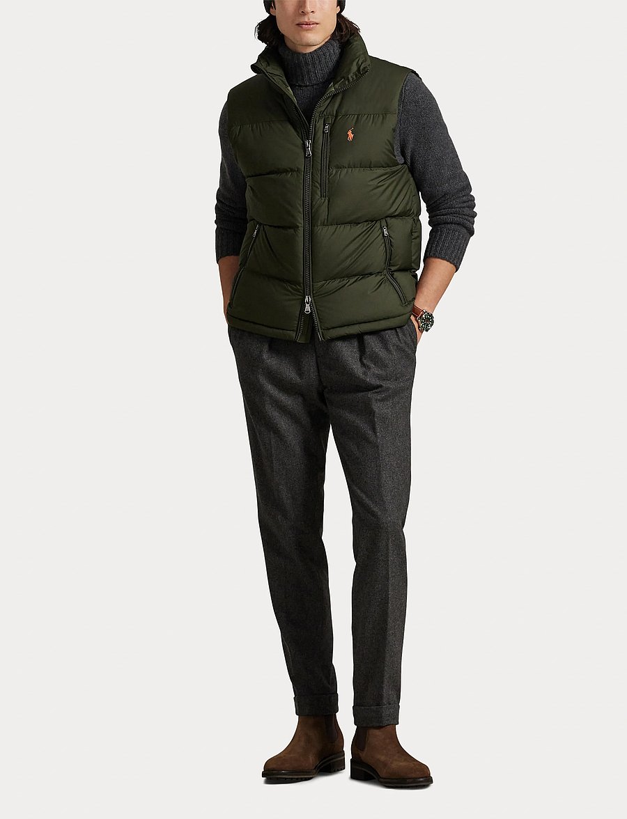 Polo Ralph Lauren - The Gorham Down Vest - veste - company olive - 4