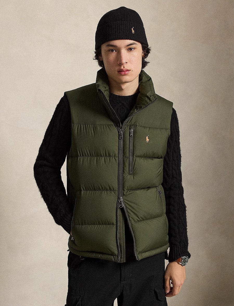 Polo Ralph Lauren - RECYCLED POLYESTER-INS-VST - västar - company olive - 5