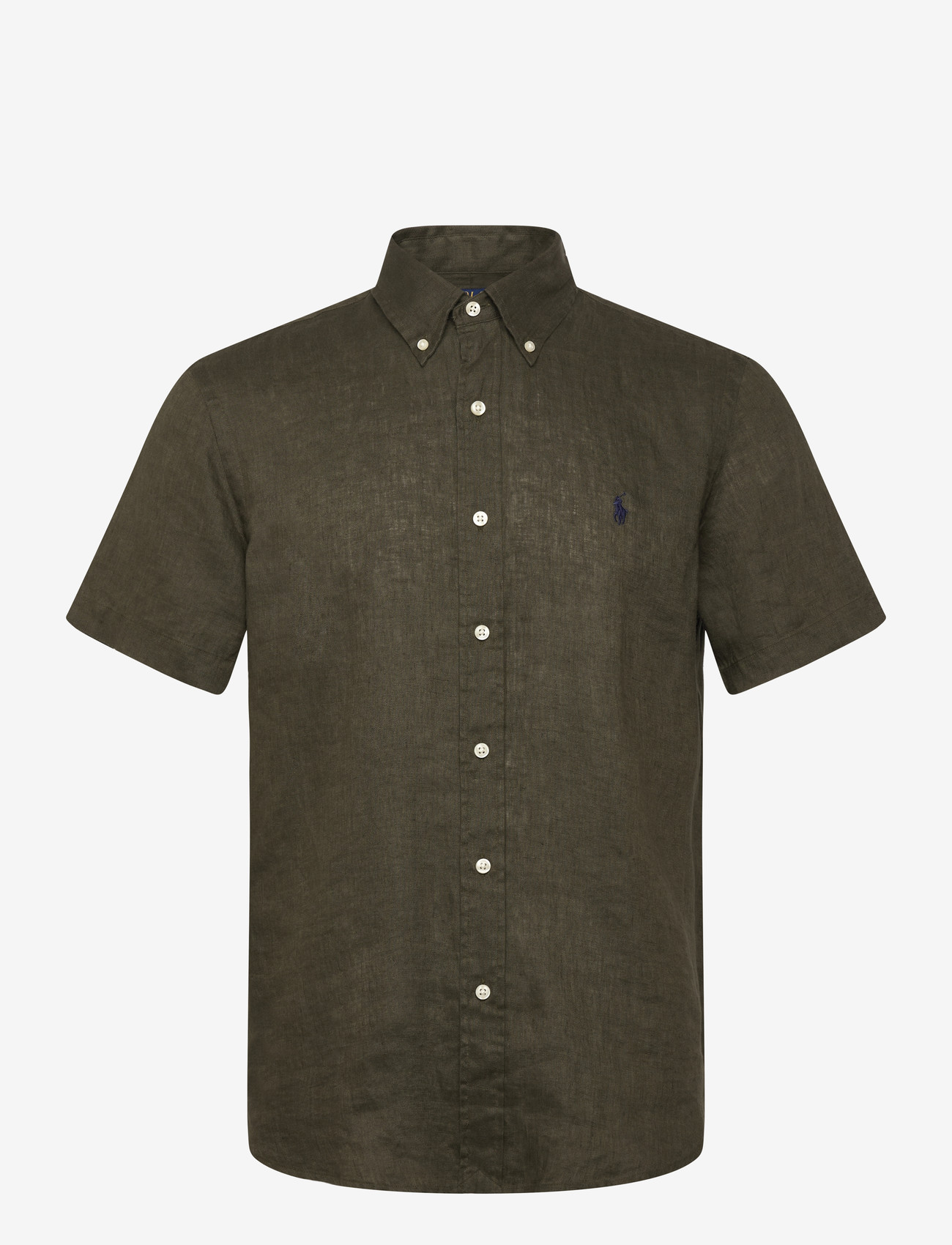 Polo Ralph Lauren - Custom Fit Linen Shirt - hørskjorter - armadillo - 1