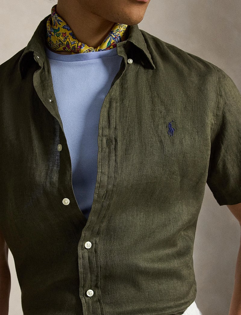 Polo Ralph Lauren - Custom Fit Linen Shirt - linased särgid - armadillo - 4