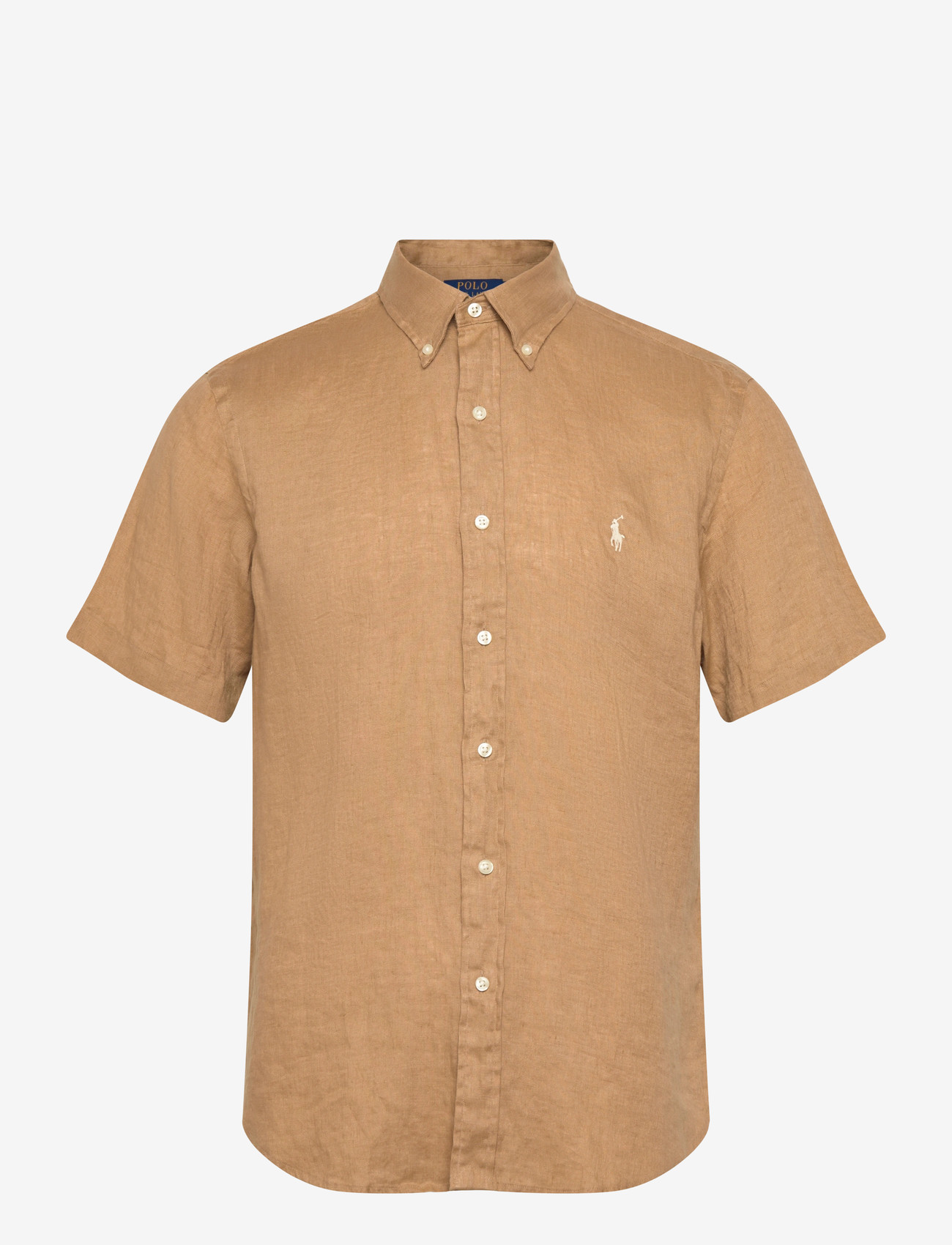 Polo Ralph Lauren - Custom Fit Linen Shirt - chemises de lin - cafe tan - 1