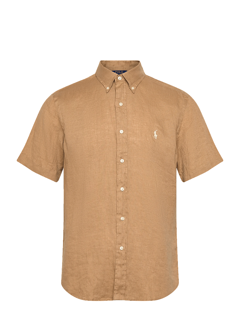 Polo Ralph Lauren - Custom Fit Linen Shirt - chemises de lin - cafe tan - 1