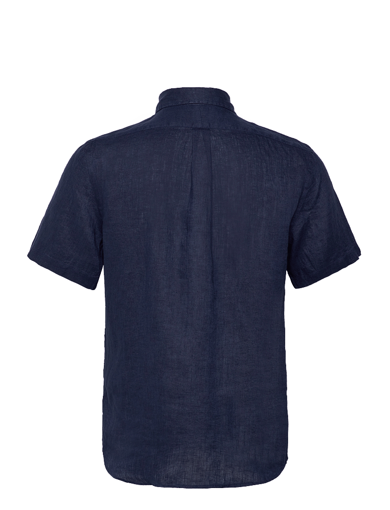 Polo Ralph Lauren - Custom Fit Linen Shirt - hørskjorter - newport navy - 1