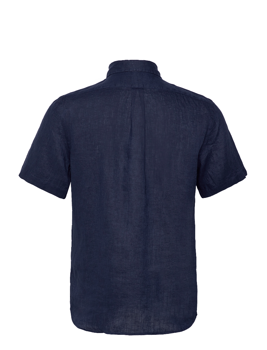 Polo Ralph Lauren - Custom Fit Linen Shirt - hörskyrtur - newport navy - 2