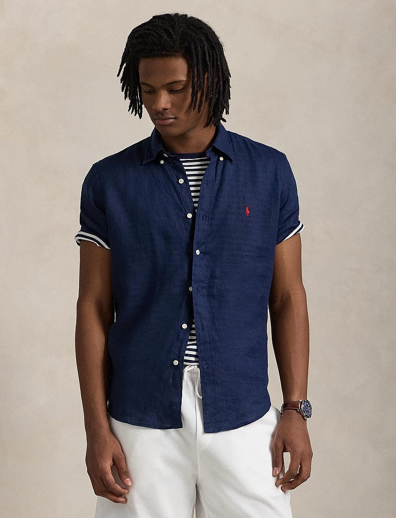 Polo Ralph Lauren - Custom Fit Linen Shirt - linased särgid - newport navy - 3