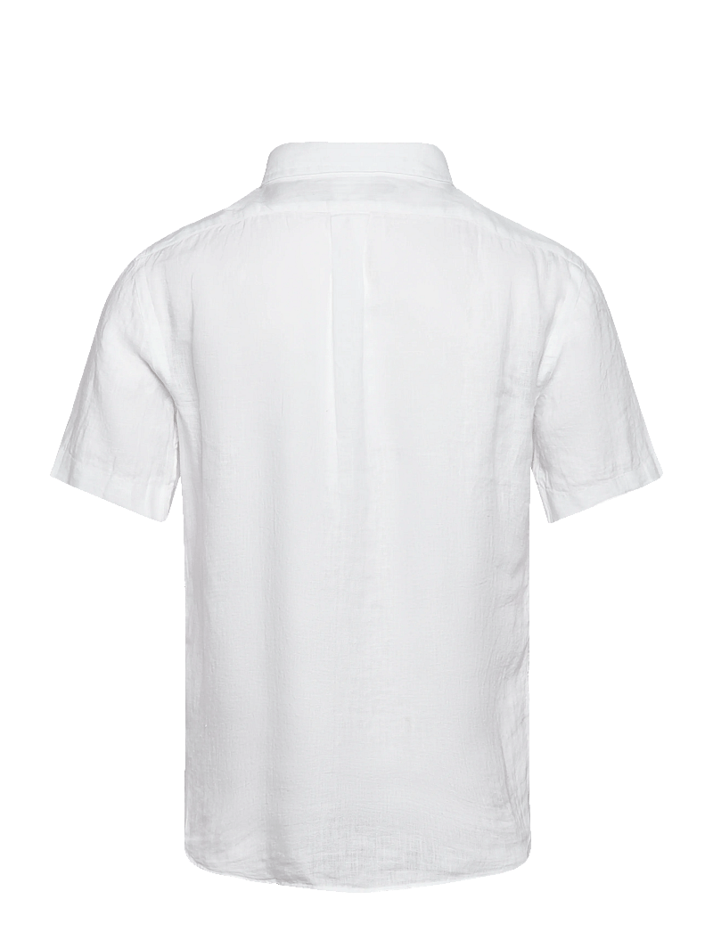 Polo Ralph Lauren - Custom Fit Linen Shirt - leinenhemden - white - 1