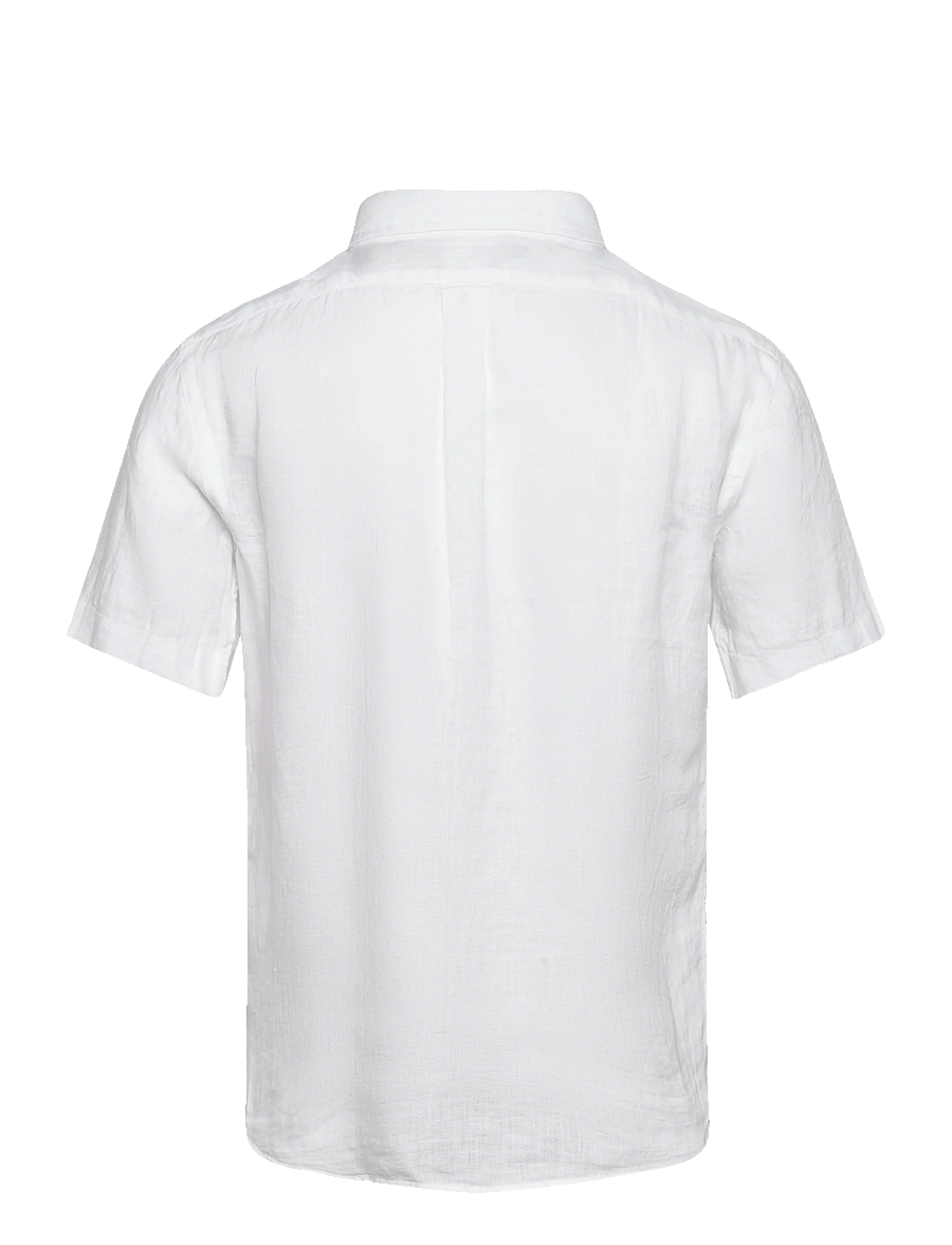 Polo Ralph Lauren - Custom Fit Linen Shirt - leinenhemden - white - 2