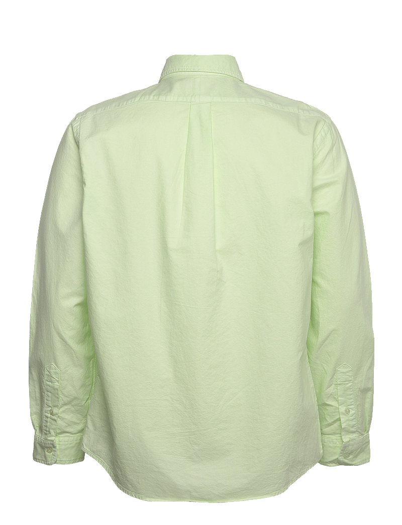 Polo Ralph Lauren - Custom Fit Mineral-Dyed Oxford Shirt - basic skjortor - leaf - 1